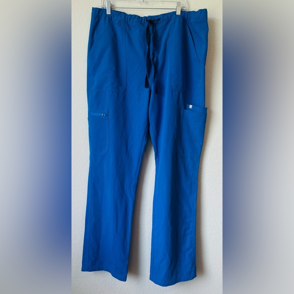 Figs Cairo Cargo Size XXL Royal Blue Men's Scrubs Pants Style TM3001T